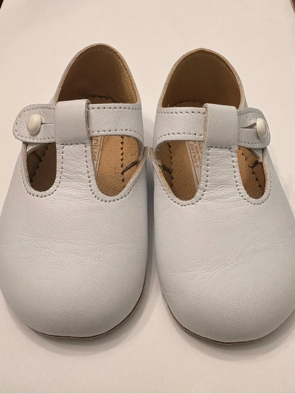 Early Days Made in England Leather Classic Toddler Mary Jane Shoes in White